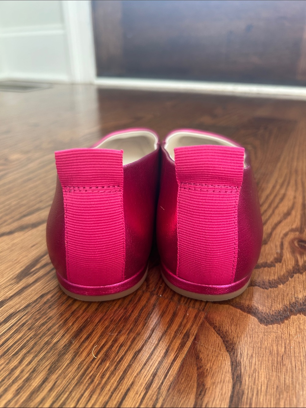 Franco Sarto Metallic Fuchsia Ballet Flats - Picture 5 of 7